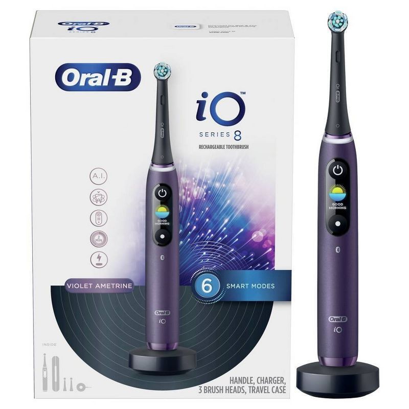 Oral-B iO Series 8 Electric Toothbrush with 3 Brush Heads, 1 of 19