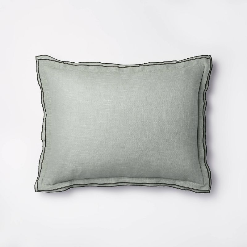 Double Flange Merrow Stitch Comforter & Sham Set - Threshold™ designed with Studio McGee, 4 of 8