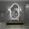 Apmir Super Bright 192 LEDs/m LED Lighted Anti-Fog Tempered Glass Irregular Bathroom/Vanity Mirror with ETL & 3-Year Warranty - 3 of 4