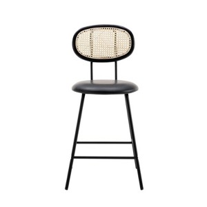 FURNIinspire Dining Chair, Counter Stools Set of 4, Bar Stools, Counter Barstools for Home, Black, 16.5"*15.6"*33" - 1 of 4