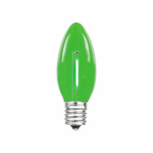 Novelty Lights C9 LED Shatterproof Plastic Christmas Replacement Bulbs 25 Pack - 1 of 4