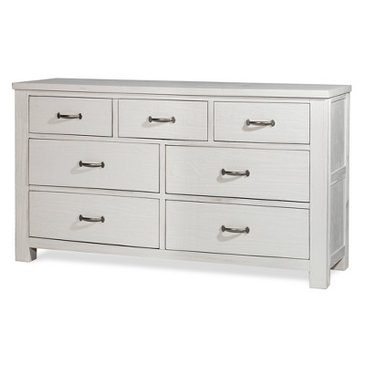 Highlands 7 Drawer Dresser White - Hillsdale Furniture