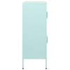 vidaXL Storage Cabinet Mint 31.5"x13.8"x40" Steel - 4 of 4