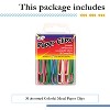 The Pencil Grip™ The Classics™ Paper Clips, 2", Assorted Colors, 30 Per Pack, 24 Packs - 3 of 4