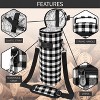 OPUX Wine Bag Single Bottle Carrier Tote Shoulder Strap, Insulated Thermal Carry Case Cooler Travel Picnic Beach Gift - 4 of 4