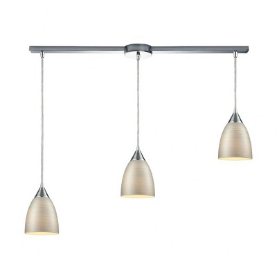 Elk Home Merida 3 - Light Chandelier in  Polished Chrome