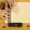 JessEm 07402 8 Inch Stainless Steel Precision Square Measuring Tool Ruler with Patented Flex Grip and Fade Resistant Markings - Imperial - 3 of 4