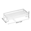 Unique Bargains Sink Organiser with Self-Draining Drain Tray Stainless Steel for Kitchen Bathroom Silver Tone - 4 of 4