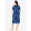 Dreams & Co. Plus Size Short T-Shirt Lounger - 3 of 4