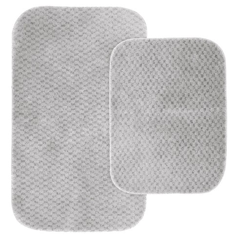 21x34 Textured Bath Mat Washed Black - Casaluna™ : Target