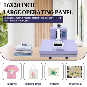 Large Operating Panel T-Shirts Heat Press, Fast Heating, Digital Sublimation Printer High Pressure Heat Press Machine - 1 of 4