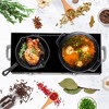 Courant Double Ceramic Glass Cooktop - Stainless Steel - 4 of 4