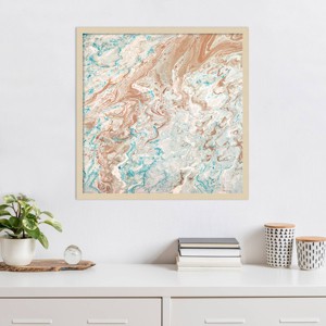 Amanti Art Wild Lagoons Abstract by Marie Elaine Cusson Framed Wall Art Print - 1 of 4