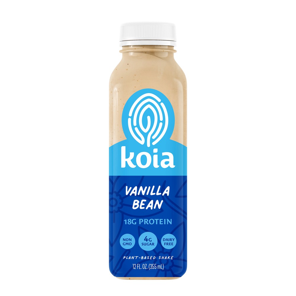 Koia Vanilla Bean Plant Powered Vegan Nutrition Drink - 12 fl oz