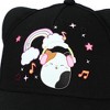 Squishmallows Cam The Cat Rainbow Dance Black Snapback Cosplay Hat - image 2 of 4