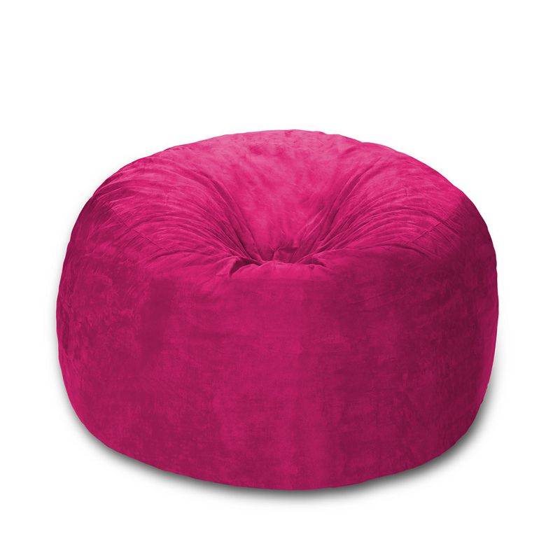 5' Large Bean Bag Chair with Memory Foam Filling and Washable Cover - Relax Sacks, 3 of 8