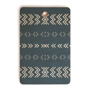 Sheila Wenzel-Ganny Minimal Blue Mudcloth Rectangle Cutting Board - Deny Designs - 1 of 3