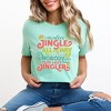 Simply Sage Market Women's Nobody Likes A Lazy Jingler Short Sleeve Graphic Tee - 2 of 4