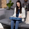 Sofia + Sam Lap Desk for Laptop and Writing with USB Light - Blue Sunbursts - image 2 of 4