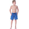 Beyblade Burst Boys' Spinner Tops Character Allover Print Swim Trunks Blue - 2 of 4
