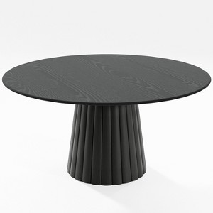 Dovelina Modern Round Dining Table Wood Kitchen Table - 1 of 4