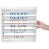 Pavilion Gift Company - Beach Time - 14.5" Decorative Framed Window Shutter - Wall Sign Panels - 4 of 4