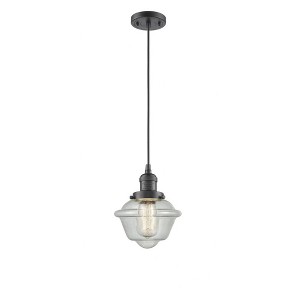 Oxford - 1 Light Cord Hung Mini Pendant In Traditional Style-8 Inches Tall and 7.5 Inches Wide - 1 of 1