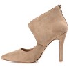 Journee Collection Womens Junniper Back Heel Zip High Stiletto Pointed Toe Pumps - 2 of 4