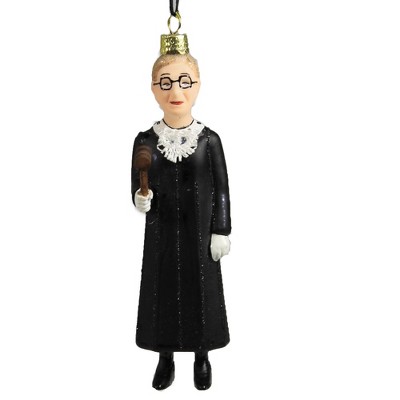 Holiday Ornament 5.25" Standing Rgb Ruth Bader Ginsburg Icon Law  -  Tree Ornaments