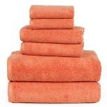 6pc Solid Bath Towels And Washcloths - Yorkshire Home