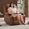 Power Recliner Chairs for Adults, Recliner with Power Headrest & Charging Ports, Electric Recliner Sofa Chair for Living Room - 2 of 4