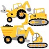 Big Dot of Happiness Dig It - Construction Party Zone - Dump Truck Bulldozer Excavator Decor DIY Baby Shower or Birthday Party Essentials - Set of 20 - 2 of 4