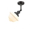 Oxford - 1 Light Semi-Flush Mount In Traditional Style-12.5 Inches Tall and 7.5 Inches Wide - 2 of 3