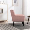 Streamdale Modern Soft Velvet Material Ergonomics Accent Chair Living Room Chair Bedroom Chair Home Chair - 4 of 4