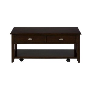 Jofran, Merlot Warm Contemporary 44" Coffee Table - 1 of 4