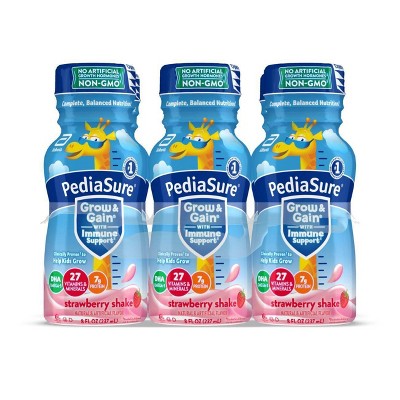 Pediasure Grow  Gain Strawberry Shake - 6pk/48 fl oz