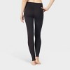 Warm Essentials by Cuddl Duds Women's Active Thermal Leggings - Black - image 2 of 4