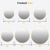 18 Inch Round Bathroom Mirror, Black Circle Wall Mirror with Fog-Resistant & Shatter-Resistant Glass, 20mm Aluminum Frame - 2 of 4