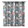 Bluelela Botanical Pattern Single Panel Sheer Window Curtain - Deny Designs - image 3 of 4