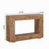 NicBex 33.85" H Wood Console Table with Open Storage Shelf Sofa Table for Entryway Living Room - 3 of 4