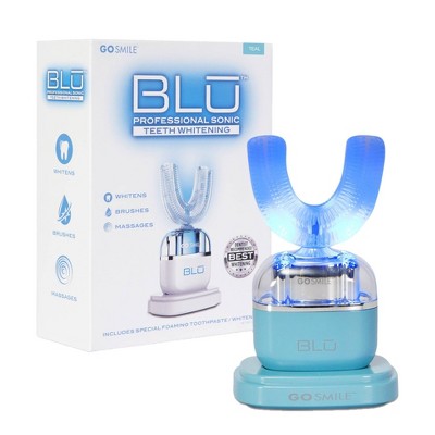 GO SMILE BLU Hands-Free Toothbrush and Whitening Device Teal