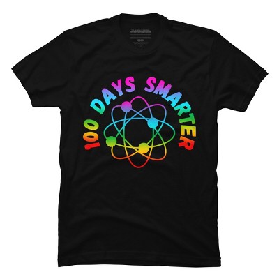 Men's Design By Humans 100 days smarter By punsalan T-Shirt