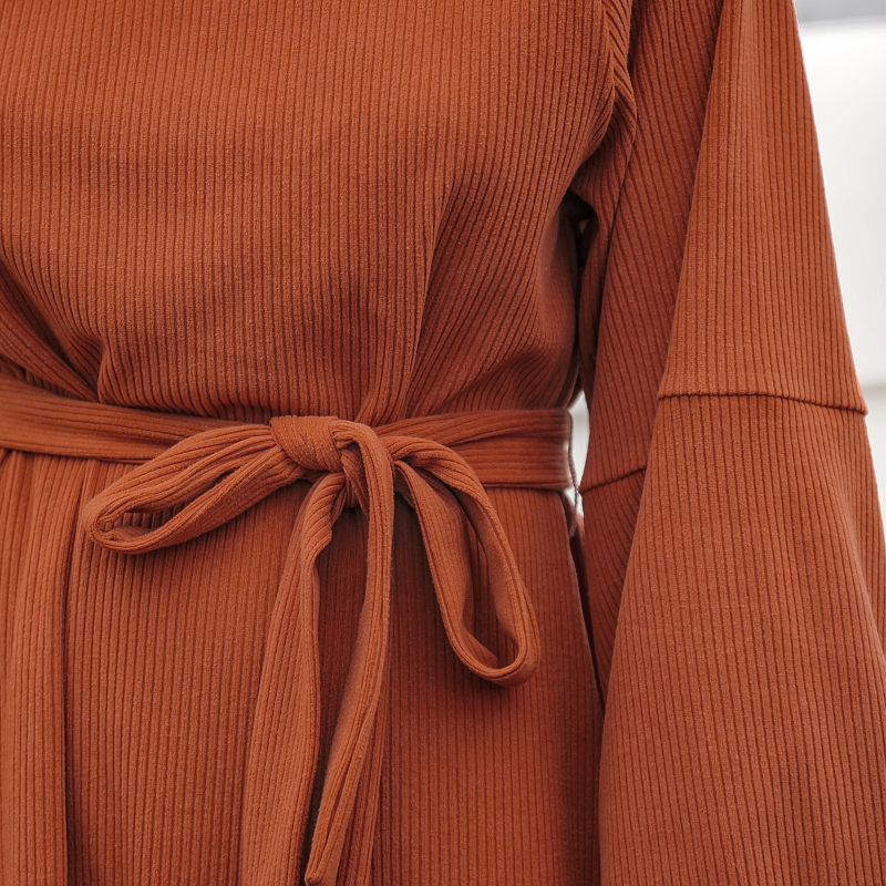 Women's Pumpkin Spice Belted Mini Dress - Cupshe, 2 of 8