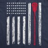 Mens Funny T Shirts Lacrosse Flag Sarcastic USA Graphic Novelty Tee For Men - Crazy Dog Men's T Shirt For Fourth Of July - 2 of 4