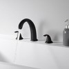 Sumerain Roman Tub Faucet with 8-3/8" Spout Reach, Bath tub Faucet with 2 Knob Handle Matte Black - 3 of 4