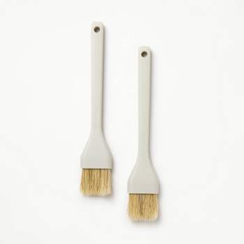 2pc Pastry Brush Set Light Gray - Figmint™