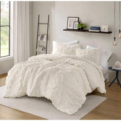 PAGED Comforter Set 3 Piece Poly Clipped Chenille Bedding Comforter Sets with 2 Shams
