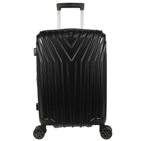 World Traveler Skyline Hardside 20 inch Carry on Spinner Luggage Black Target