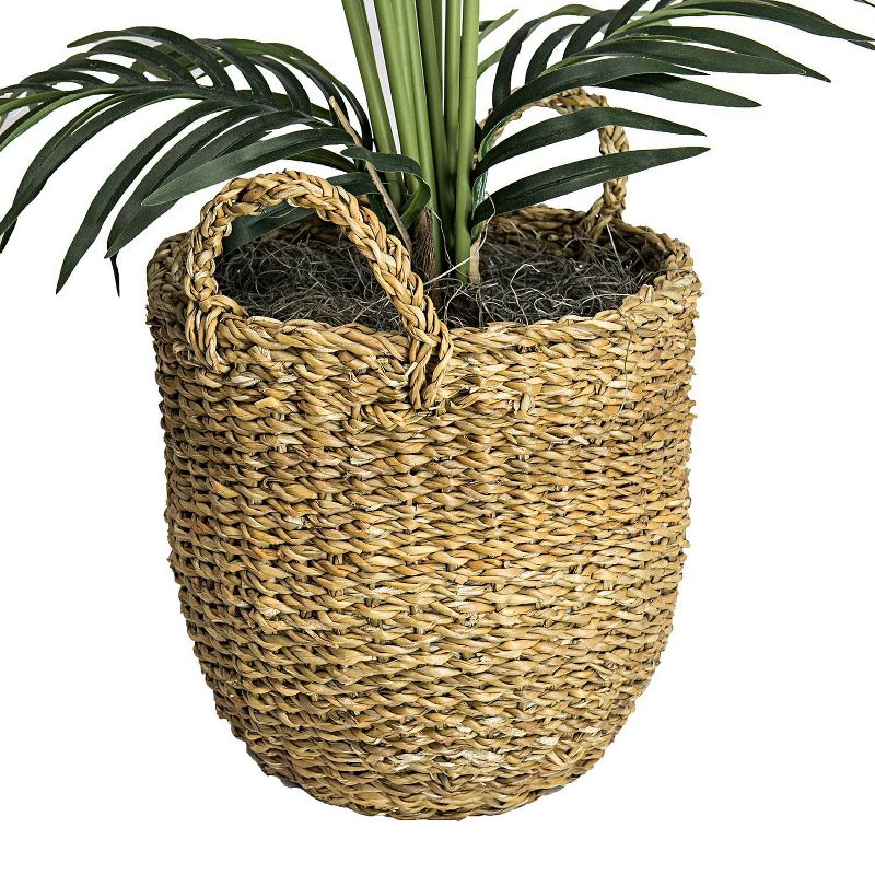 60&#34; x 36&#34; Artificial Areca Palm in Basket with Handles - LCG Florals, 3 of 12