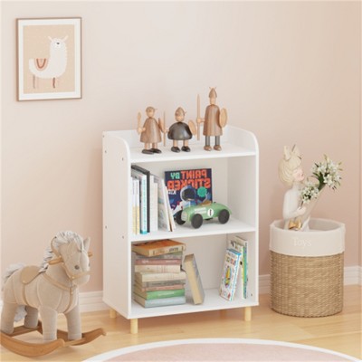 YONWAY Kids Bookcase, Children's Book Display, Bookshelf Toy Storage Cabinet Organizer for Children's Room, Playroom, Nursery